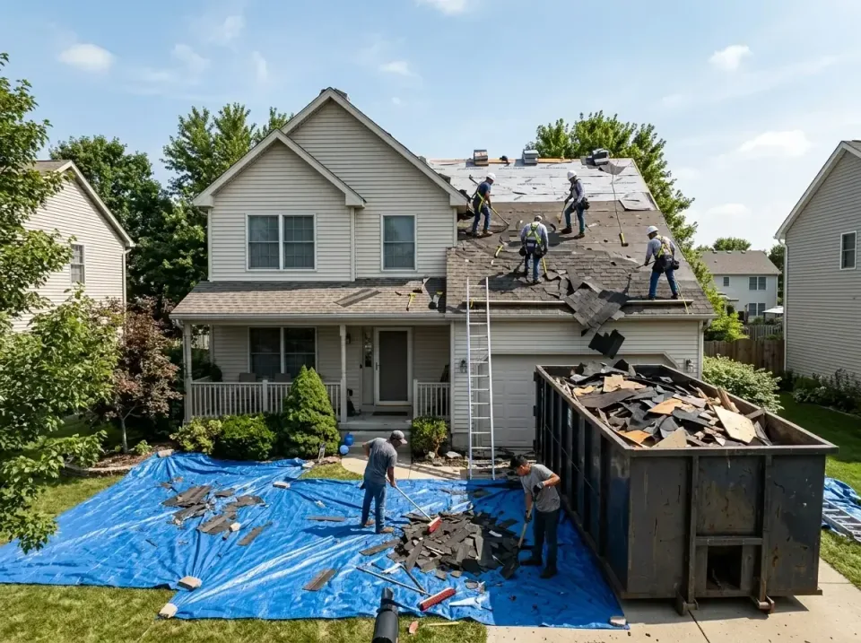 roof-replacement-debris-remova-004 — frequently asked questions, Cheapest Dumpster Rentals in Olney, TX